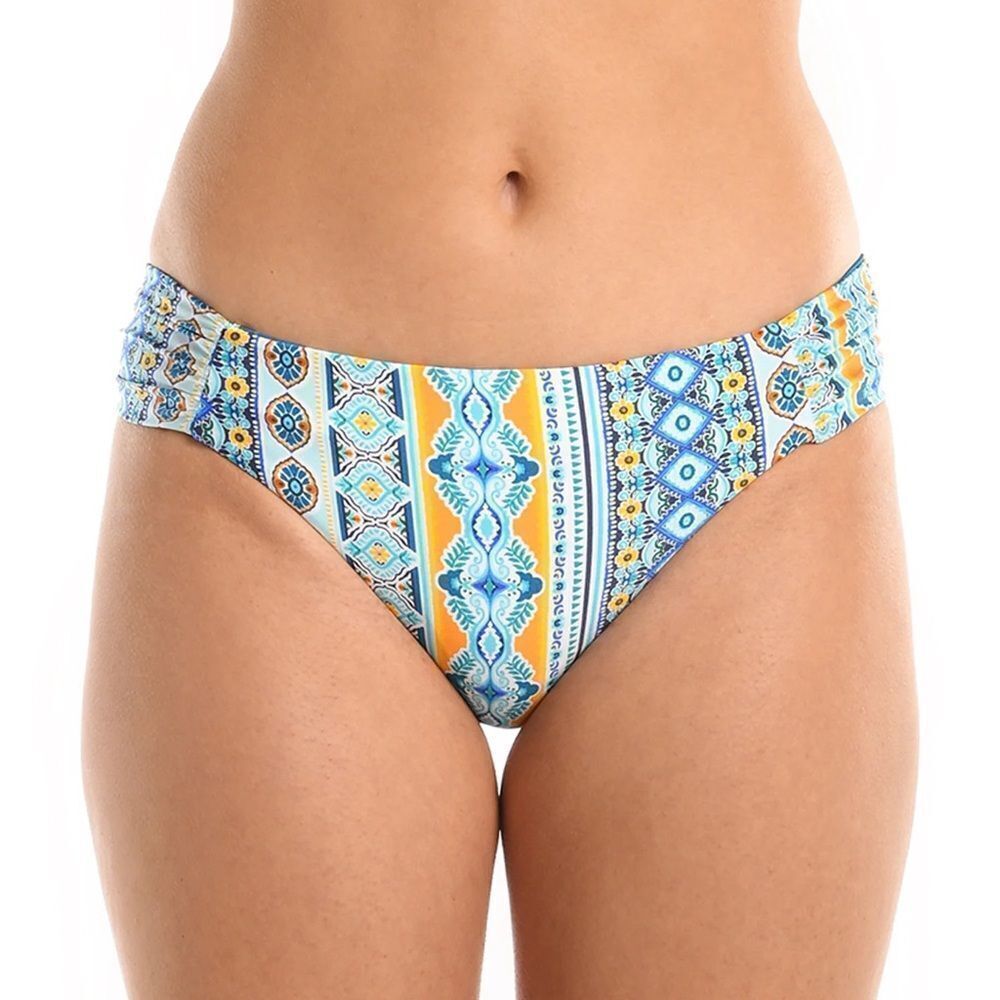 La Blanca Scarf City Side Reversible Shirred Hipster Bottom